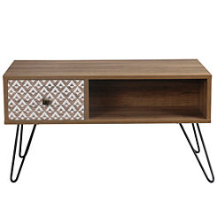 Casablanca Coffee Table with Hairpin Legs