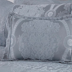 Cascade Home Buckingham Boudoir Cushion - Blue Silver