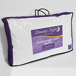 Cascade Home Dreamy Nights Goose Feather & Down Pair of Pillows