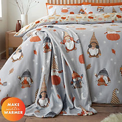 Catherine Lansfield Brushed Autumn Gonks Throw