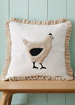 Catherine Lansfield Country Hen 45 x 45cm Cushion