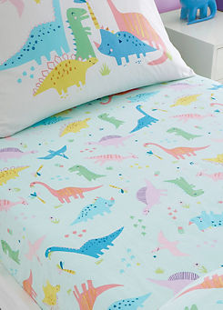 Catherine Lansfield Dinosaur Friends Fitted Sheet