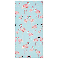 Catherine Lansfield Flamingo Beach Towel