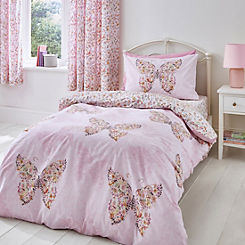 Catherine Lansfield Kids Enchanted Butterfly Duvet Cover Set