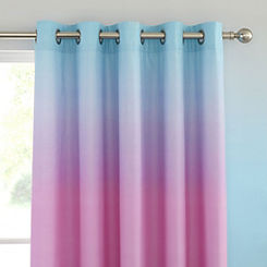 Catherine Lansfield Ombre Rainbow Clouds Curtains