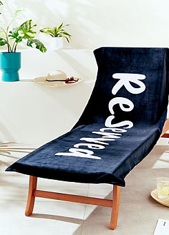 Catherine Lansfield Reserved 100% Cotton Lounger Beach Towel