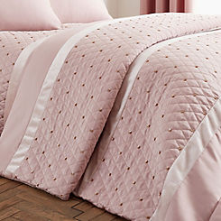 Catherine Lansfield Sequin Cluster Bedspread & Pillowshams