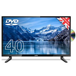 Cello 40in Full HD LED Digital TV with Built-In DVD Player and Freeview T2 HD