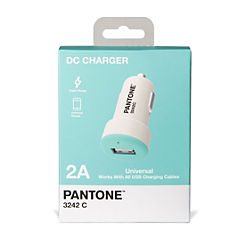 Celly Pantone Car Charger Cyan