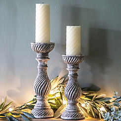 Chic Living Arlos Aged Candlestick