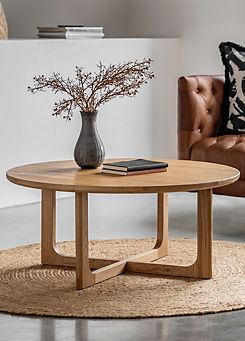 Chic Living Craft Round Coffee Table