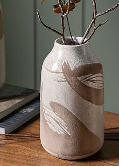 Chic Living Tarn Crackle Glaze Small Vase