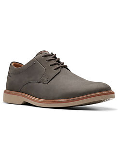 Clarks Grey Atticus Lace-Up Shoes