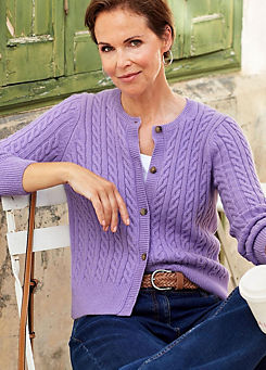 Cotton Traders Cutest Cable Cardigan