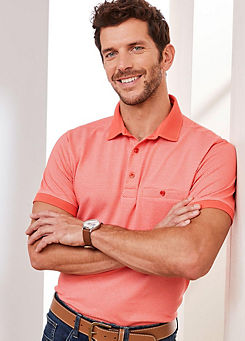 Cotton Traders Luxury Textured Polo Shirt