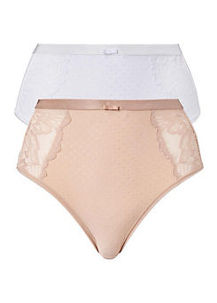 Cotton Traders Pack of 2 Aria Full Knickers