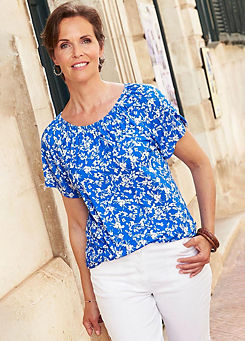 Cotton Traders Print Jersey Top
