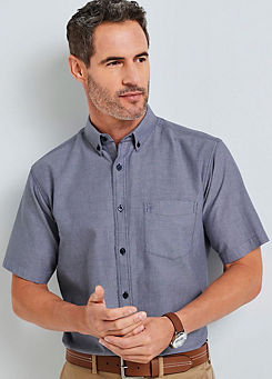Cotton Traders Short Sleeve Oxford Shirt