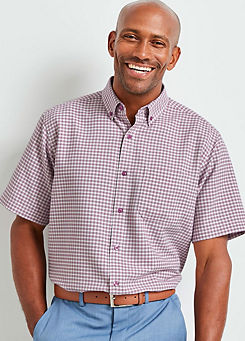 Cotton Traders Short Sleeve Soft Touch Patterned Shirt