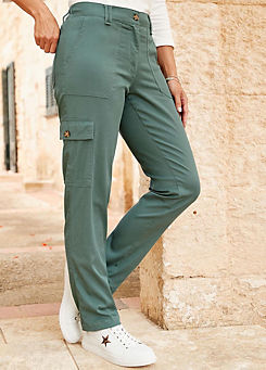 Cotton Traders Straight-Leg Cargo Trousers