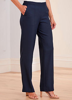 Cotton Traders Wide-Leg Occasion Trousers