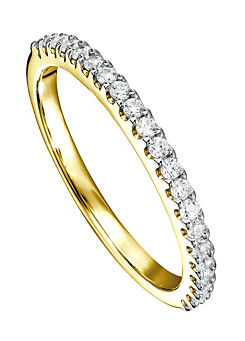 Created Brilliance Odette 9ct Yellow Gold 0.25ct Lab Grown Diamond Ring