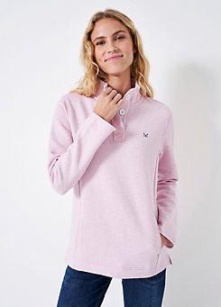 Crew Clothing Company Half Button Sweatshirt