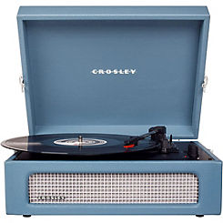 Crosley Voyager Portable Turntable with Bluetooth- Washed Blue