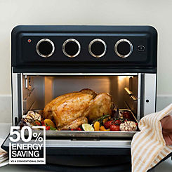 Cuisinart TOA60U 17 Litre Manual Air Fryer & Mini Oven in Black