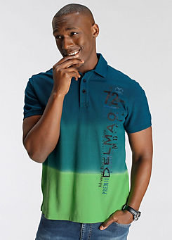 DELMAO Colour Gradient Polo Shirt