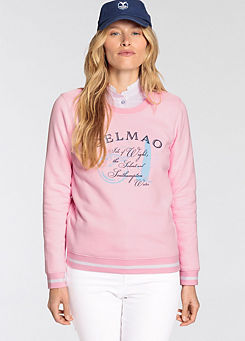 DELMAO Maritime Print Sweatshirt