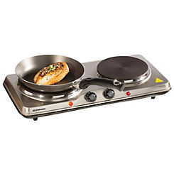 Daewoo Double Stainless Steel Hot Plate