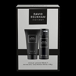 David Beckham Instinct Gift Set - Deodorant 150ml & Shower Gel 150ml