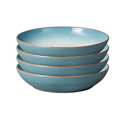 Denby Azure Haze Set of 4 Pasta Bowls