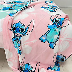 Disney Lilo & Stitch Floral Garden Fleece Blanket