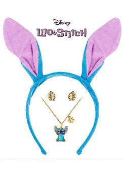 Disney Lilo and Stitch Blue & Purple Headband with Jewellery Gift set