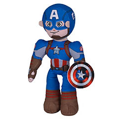 Disney Marvel Disney Captain America Poseable Plush Toy 28cm