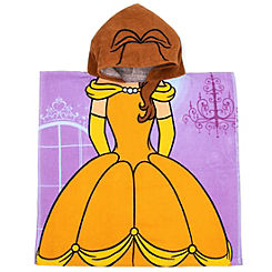 Disney Princess Belle Body 100% Cotton Hooded Beach Towel