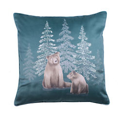 Dreams & Drapes Bear Walks 43 x 43cm Filled Cushion