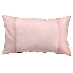 Dreams & Drapes Blush Woven Blossom 30x50cm Cushion