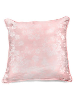 Dreams & Drapes Blush Woven Blossom 43x43cm Cushion