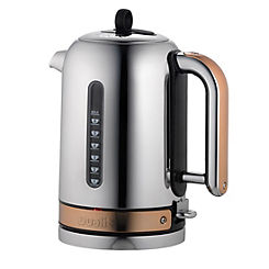 Dualit Classic Kettle- Chrome with Copper Trim 72820