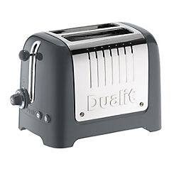 Dualit LITE 2 Slice Toaster 26204 - Gloss Grey