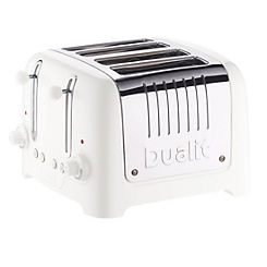Dualit LITE 4 Slice Toaster 46203 - Gloss White