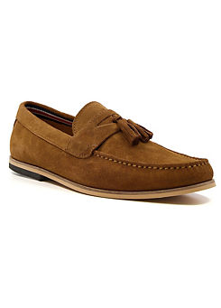 Dune London Bart Tan Suede Loafers