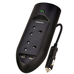 Duracell 175W Power Inverter with Dual AC & USB