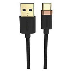 Duracell 1M USB-A-USB-C 3.2 Gen1 Braided