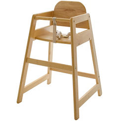 East Coast Deluxe Solid Wood Nursery Cafe Stackable Highchair