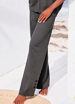 Elbsand Wide Leg Knitted Trousers