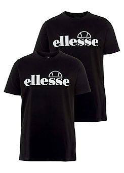 Ellesse Pack of 2 Fuenti Logo Print T-Shirts